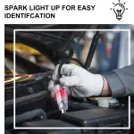 SINGARO Inline Spark Plug Tester, Plug-in Engine Ignition Tester, Car Exterior Accessories, Automobile, Lawn Mower,Engine Verification-Armature Diagnostic Test Tool - Image 2