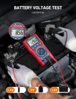 AstroAI Multimeter Tester, TRMS 4000 Counts Volt Meter Auto-Ranging Ohmmeter Digital 1.5v/9v/12v Battery Voltage Tester Measure Voltage Current Resistance Diodes Continuity Capacitance with NCV - Image 7