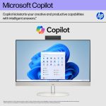 HP 24 Touchscreen All-in-One Desktop Computer for Home and School, Intel Processor, 23.8" FHD Display, 16GB DDR4 RAM, 512GB PCIe SSD, WiFi 6, Bluetooth 5.3, Business AIO, White - Image 6