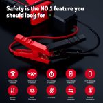 Povasee Jump Starter 5000A Car Jumper Starter, Model A30 12V Jump Box for Car Battery up to 10L Gas or 8L Diesel Engine Battery Jumper Starter Portable with Power Bank/Dual Output/LED Light - Image 6