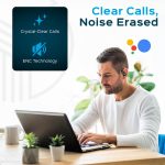 TREBLAB X4 Wireless Earbuds with Earhooks – 253H Battery, ENC Mic, Bluetooth 5.4, USB-C Charging Case, IPX5 Waterproof, Noise Isolating, for Calls, Workouts (Renewed) - Image 3