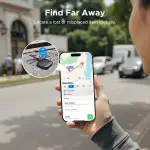UGREEN FineTrack Air Tracker Tags (iOS Only) 4 Pack, 2-Year Replaceable Battery Bluetooth Tracker Compatible with Apple Find My, Item Finder Smart Tag for Keys, Luggage - [Apple Find My Certified] - Image 8