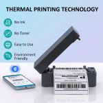 Shipping Label Printer, 4x6 Bluetooth Thermal Label Printer for Shipping Packages Small Business Mailing, Support iOS, Android, Mac, Windows, Chrome, Used for UPS, USPS, Ebay, Etsy, Amazon, Navy Blue - Image 6