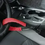 KAYCENTOP Car Steering Wheel Lock, Seat Belt Lock, Anti-Theft Device, Max 17 Inch Length, Small and Light-Weight, Multi-Functional, Fit Most Vehicle, SUV, Golf Cart Security (Red) - Image 2