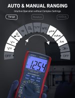 AstroAI Digital Multimeter and Analyzer TRMS 6000 Counts Volt Meter Ohmmeter Auto-Ranging Tester; Accurately Measures Voltage Current Resistance Diodes Continuity Duty-Cycle Capacitance Temperature - Image 7