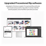 Procolored F8 DTF Apparel Printer 8.2" A4 L800 Panda Transfer Printing Machine with White Ink Circulation Roll Feeder (Printer+Oven+ Ink+ Film) - Image 3
