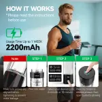 Upgrade Hydrogen Water Bottle – 6400PPB Hydrogen Water Generator, SPE/PEM Certified, 7oz Portable - Image 5