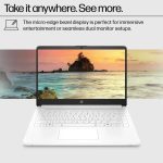 HP Ultra Slim Laptop for Students and Business | 1 Year Office 365 | 1.1TB Storage (1TB Cloud and 64GB Hard Drive) | Intel Quad-Core, 8GB RAM | Windows 11 Home w/o Earbuds (Renewed) - Image 7