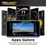 OBDLink MX+ OBD2 Bluetooth Scanner for iPhone, Android, and Windows - Image 5