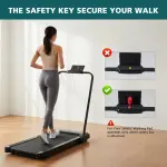 Compact Armless Treadmill – Space Saving Design for Home & Office, Under Desk Walking Pad - Image 4