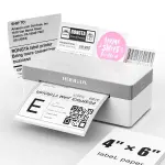 Rongta Shipping Thermal Label Printer, Bluetooth 4x6 Sticker Label Maker Wireless Shipping Label Printer for Package Small Business Compatible with Windows macOS Android iOS