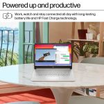 HP Rose Gold Ultrabook 14 Laptop with Office 365, Intel 4-Core CPU, 1.1TB Storage (1TB OneDrive and 64GB Emmc), 8GB RAM, Windows 11, No Mouse (Renewed) - Image 6