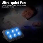 Laptop Cooling Pad for All Laptops and Notebook, Aluminum Laptop Cooler with 6 Quiet Cooling Fans, Adjustable Laptops Fan Cooling Pad, Laptop Cooling Stand Tray, Computer Fan,Gaming Laptop Cooling Pad - Image 4