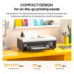 Procolored F8 DTF Apparel Printer 8.2" A4 L800 Panda Transfer Printing Machine with White Ink Circulation Roll Feeder (Printer+Oven+ Ink+ Film) - Image 4