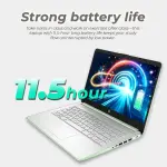 HP 14" Laptop 2025 Holiday Edition, Intel 4-Core CPU, 8GB RAM, 128GB SSD, Willow Green, HD BrightView Display, Windows 11, Microsoft 365 Web Apps + 1TB OneDrive – Great Gift for School & Home - Image 6