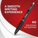 Sharpie S-Gel Pens, Medium Point (0.7mm), Black Ink, 4 Count - Ideal for Writing, Journaling, Drawing, Coloring, Note-Taking, College Supplies - Image 5