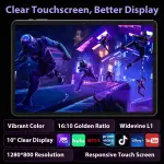 2026 Android 15 Tablet with Keyboard - 26GB+256GB+2TB Expand, Octa-Core, Gemini AI, 2.4G/5G Wifi, 8000mAh, Widevine L1, Dual Camera, 10 Inch 2 in 1 Tablets with Case, Mouse, Stylus (Black Case) - Image 5