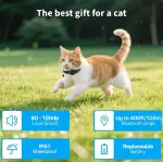 Pet Tracker,GPS Collar for Cats (Android Only) Smart tag,Waterproof Compatible with Google Find My,No Monthly Fee,Advanced Tracking Solution Smart Collar for Pet Safety Ideal Small Large Cats - Image 9
