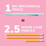 BIC Xtra-Smooth Pastel Mechanical Pencil, 0.7 mm Medium Point, No. 2 Lead, 24-Count - Image 5