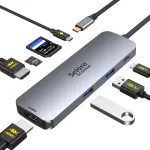 USB C Docking Station Dual HDMI Monitor, USB C to Dual HDMI Adapter with 2HDMI Ports, PD Charging, SD/TF, USB A&C 3.0 Ports, Laptop Docking Station for Dell XPS/HP/Lenovo/Surface/Yoga etc - Image 2