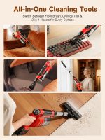 60KPa Cordless Vacuum – 700W, Dual Batteries, 70 Min Runtime - Image 3