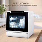 HAVA Countertop Dishwasher, 8 Wash Programs NEW Upgraded Model Portable Dishwasher with Child Lock & Delayed Start Function, 5L Water Tank for Apartments, Dorms, and RVs - No Hookup Needed - Image 4
