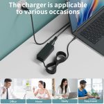 USB C Laptop Charger Fit for Lenovo ThinkPad, ChromeBook, Yoga, ThinkBook, Universal Type C AC Adapter with Power Cord 65W 45W - Image 2