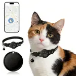 Pet Tracker,GPS Collar for Cats (Android Only) Smart tag,Waterproof Compatible with Google Find My,No Monthly Fee,Advanced Tracking Solution Smart Collar for Pet Safety Ideal Small Large Cats - Image 2
