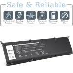 VNYUNQWE 86Wh 69KF2 Battery Replacement for Dell XPS 15 9500 9510 9520 Precision 5550 5560 5570 A lienware M15 R3 R4 R5 R6 R7, M16 R1,M17 R3 R4,G7 15 7500,G15 5510 5511 5515 5520 Inspiron 7510 7610 - Image 4