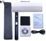 A4 Document Scanner, Portable Card Photo Scanner with 16GB Memory Card, Mini Handheld Receipt Scanners, USB Connection for Computer, Black, LNKH09 - Image 2