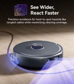 NARWAL Freo Z10 Ultra Robot Vacuum and Mop Combo, Dual RGB Cameras and Chips, AI Avoidance, 8N Corner to Edge Deep Cleaning, Dry-Wet Separation, 18000Pa, Hot Water Wash & Self-Emptying, Gray (Renewed) - Image 8