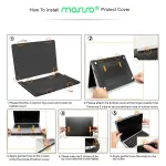 MOSISO Compatible with MacBook Pro 13 inch Case M2 2025, 2024, 2023, 2022-2016 A2338 M1 A2251 A2289 A2159 A1989 A1708 A1706, Plastic Hard Shell&Keyboard Cover&Screen Film&Storage Bag, Black - Image 5