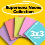 Post-it Super Sticky Notes, 24 Sticky Note Pads, 3 x 3 in., Ideal for Organization in Your Dorm, Home or Office, 2X The Sticking Power, Supernova Neons Collection - Image 11