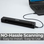 Workforce Es-50 Portable Document Scanner for Laptop - Complete Bundle for Pc and Mac – Best Travel Photo Scanner, with Feeder, Wireless, Mobile Friendly, Mini USB Cable Included (Renewed) - Image 3