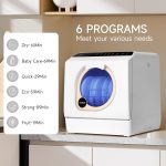 ChuMaste Dishwasher Machine.Countertop Dishwasher With Tank Portable Dishwasher Two Water Supply Methods, Suitable For Apartments And Rvs. - Image 7
