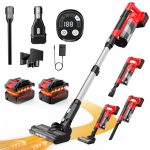 60KPa Cordless Vacuum – 700W, Dual Batteries, 70 Min Runtime