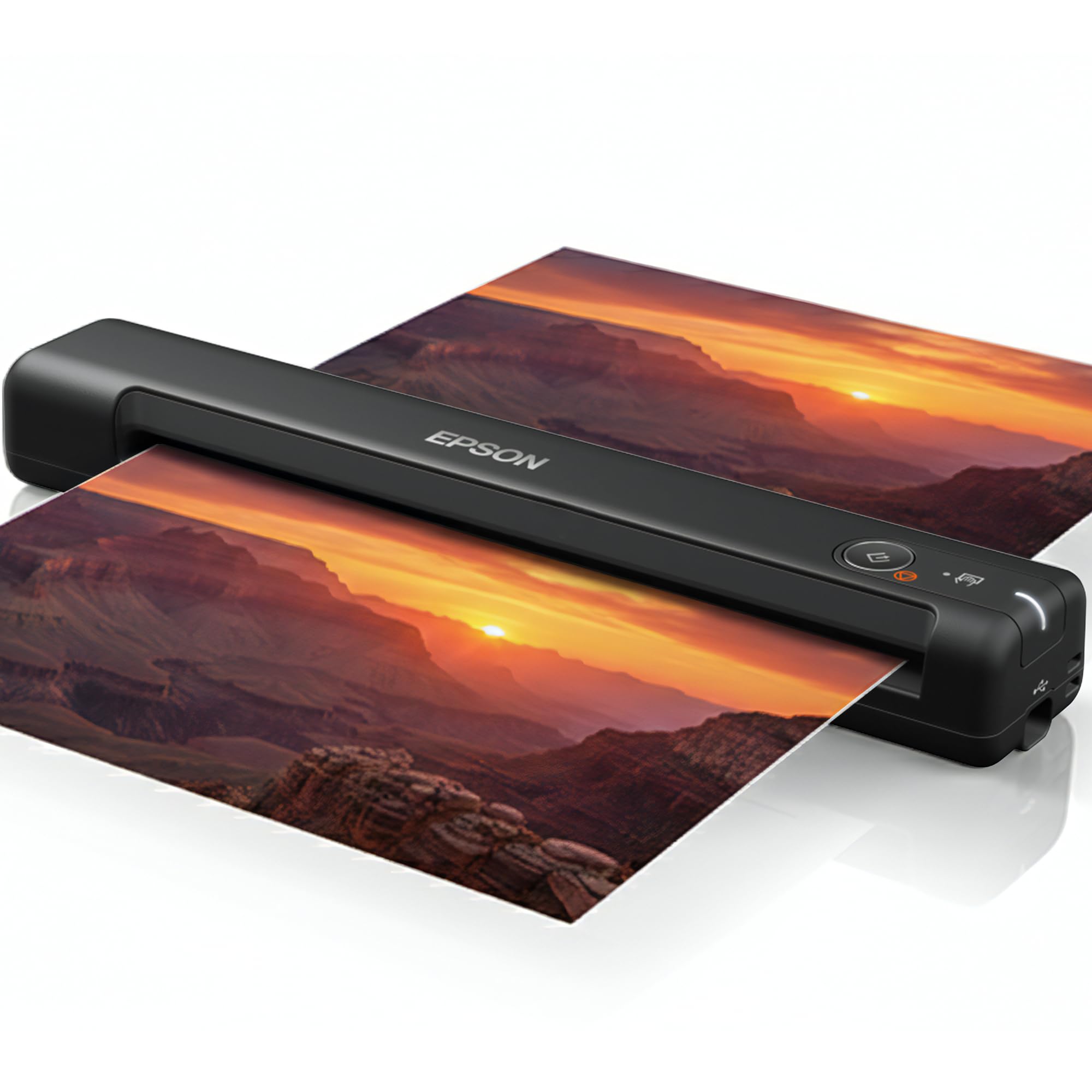71orCAFI52L Workforce Es-50 Portable Document Scanner for Laptop - Complete Bundle for Pc and Mac – Best Travel Photo Scanner, with Feeder, Wireless, Mobile Friendly, Mini USB Cable Included (Renewed) - Image 1