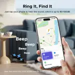 UGREEN FineTrack Air Tracker Tags (iOS Only) 4 Pack, 2-Year Replaceable Battery Bluetooth Tracker Compatible with Apple Find My, Item Finder Smart Tag for Keys, Luggage - [Apple Find My Certified] - Image 7