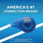 BIC Wite-Out Brand EZ Correct Correction Tape, 39.3 Feet, 2-Count Pack of White Correction Tape, Fast, Clean and Easy to Use Tear-Resistant Tape Office or School Supplies - Image 4