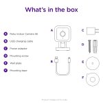 Roku CS1000R Smart Home Indoor Camera SE - Wired Security Camera with Motion & Sound Detection (Renewed) - Image 2