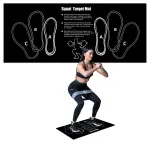 Squat Mat with Foot Position – Anti-Slip Training Mat for Leg and Abdominal Exercises