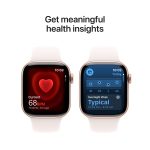 Apple Watch Series 11 [GPS + Cellular 42mm] Smartwatch with Rose Gold Aluminum Case w Light Blush Sport Band - S/M. Sleep Score, Fitness Tracker, Health Monitoring, Always-On Display, Water Resistant - Image 4
