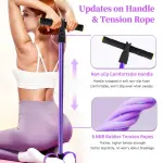 Pedal Resistance Bands with Handles, 6-Tubes Manual Tension Training Pedal - Image 7