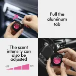 Car Air Fresheners, Peach Berry, 6-Pack, 4ml Each, Car Air Freshener vent clips, Long Lasting Air Freshener, Car Fresheners, Odor Eliminator - Image 4
