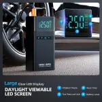 CZKBG 10-in-1 Portable Car Battery Jump Starter with Air Compressor, 6000A 160PSI Portable Car Jumper Starter (All Gas 12L Diesel), 12V Jump Box Car Battery Jump Starter with Jumper Cables, Lights - Image 3