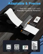 Labeer Shipping Label Thermal Printer, Wireless 4x6 Bluetooth Label Printer for Small Business and Shipping Packages, for iPhone & Android, Windows, Mac, Chromebook,USPS, Ebay,Shopify&More - Image 5