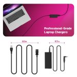 GreBed 90W Universal Laptop Charger AC Adapter Replacement for Lenovo HP Dell ASUS Acer Samsung Sony Fujitsu Notebook Ultrabook Chromebook Latitude Inspiron Pavilion Power Supply Cord with 15 Tips - Image 3