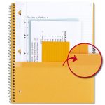 Five Star Spiral Notebook + Study App, 5 Subject, College Ruled Paper, 8-1/2" x 11", 200 Sheets, Fights Ink Bleed, Water Resistant Cover, Black (72081) - Image 5