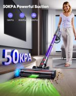 Cordless Vacuum – 600W / 50KPa, 65 Mins Runtime, Anti-Tangle - Image 8