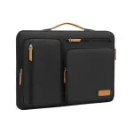 MOSISO 360 Protective Laptop Case 16 inch, 15-15.6 inch Laptop Sleeve Compatible with MacBook Pro 16, HP, Acer, Dell, Lenovo, ASUS, Side Open Carrying Case with 4 Zipper Pockets&Handle, Black